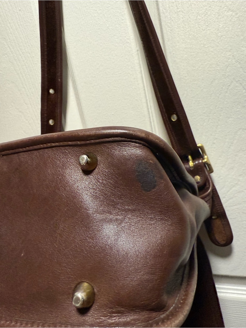 Beautiful vintage leather Coach purse chocolate brown - Picture 6 of 16